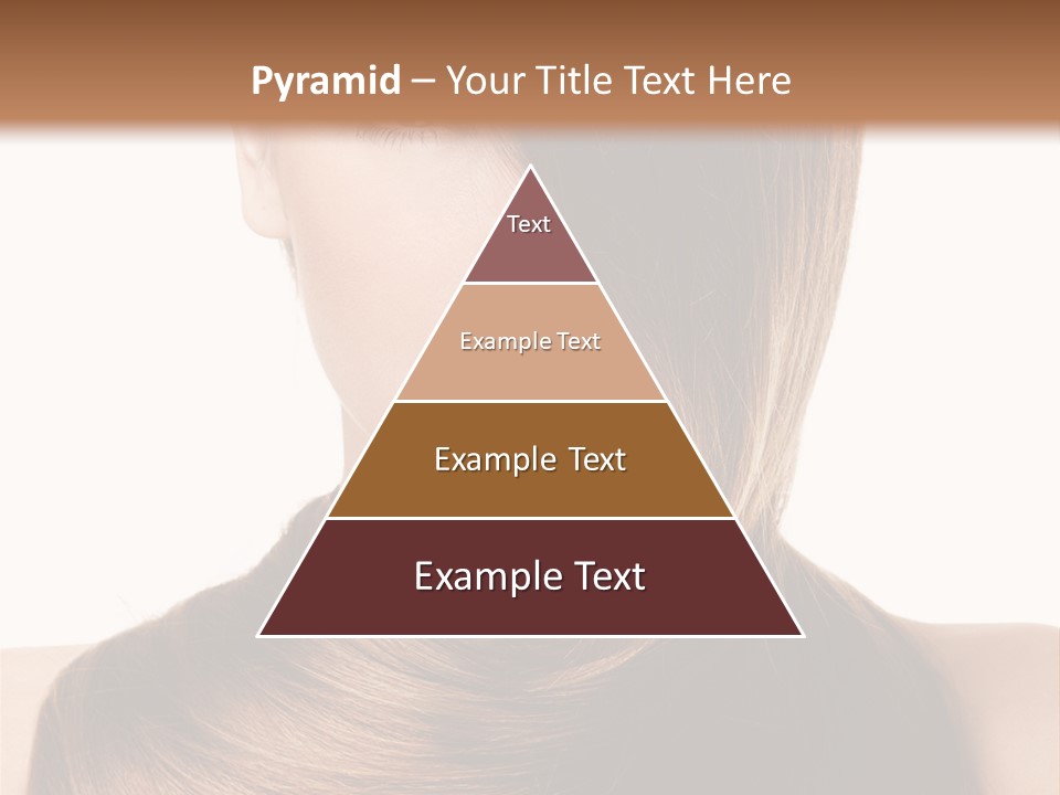 Eyes Hairstyle Beautiful PowerPoint Template