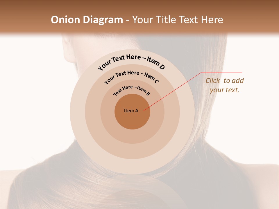 Eyes Hairstyle Beautiful PowerPoint Template