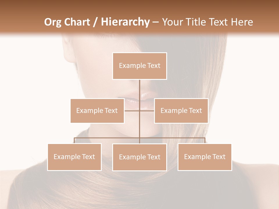 Eyes Hairstyle Beautiful PowerPoint Template