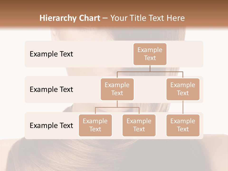 Eyes Hairstyle Beautiful PowerPoint Template