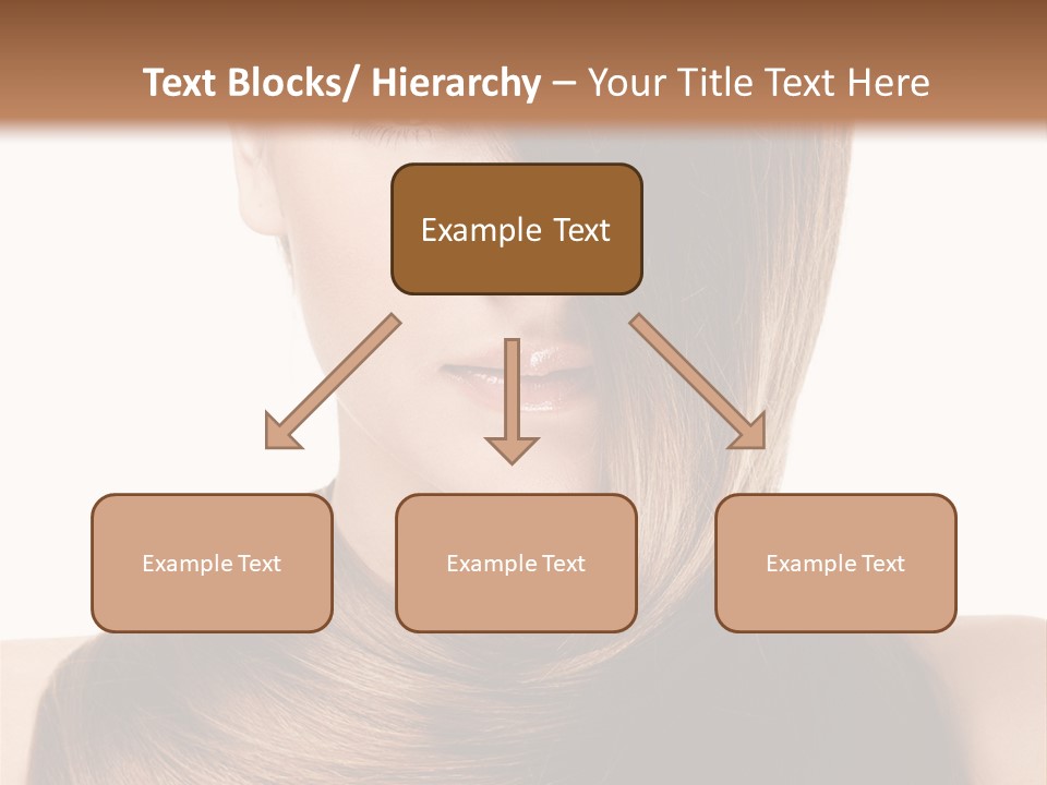 Eyes Hairstyle Beautiful PowerPoint Template