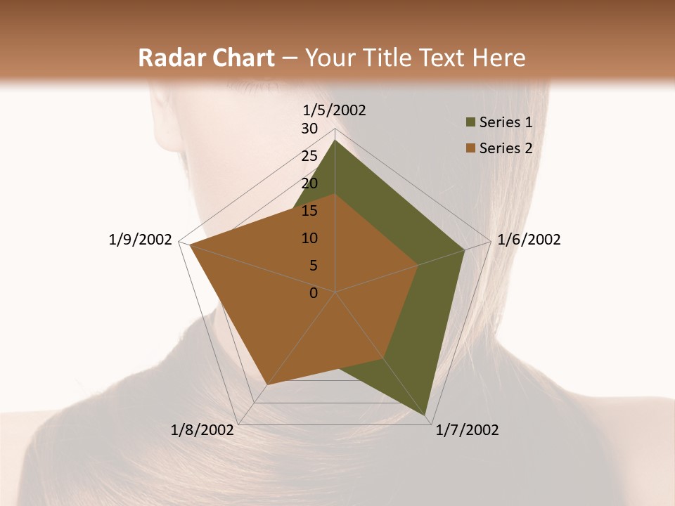 Eyes Hairstyle Beautiful PowerPoint Template
