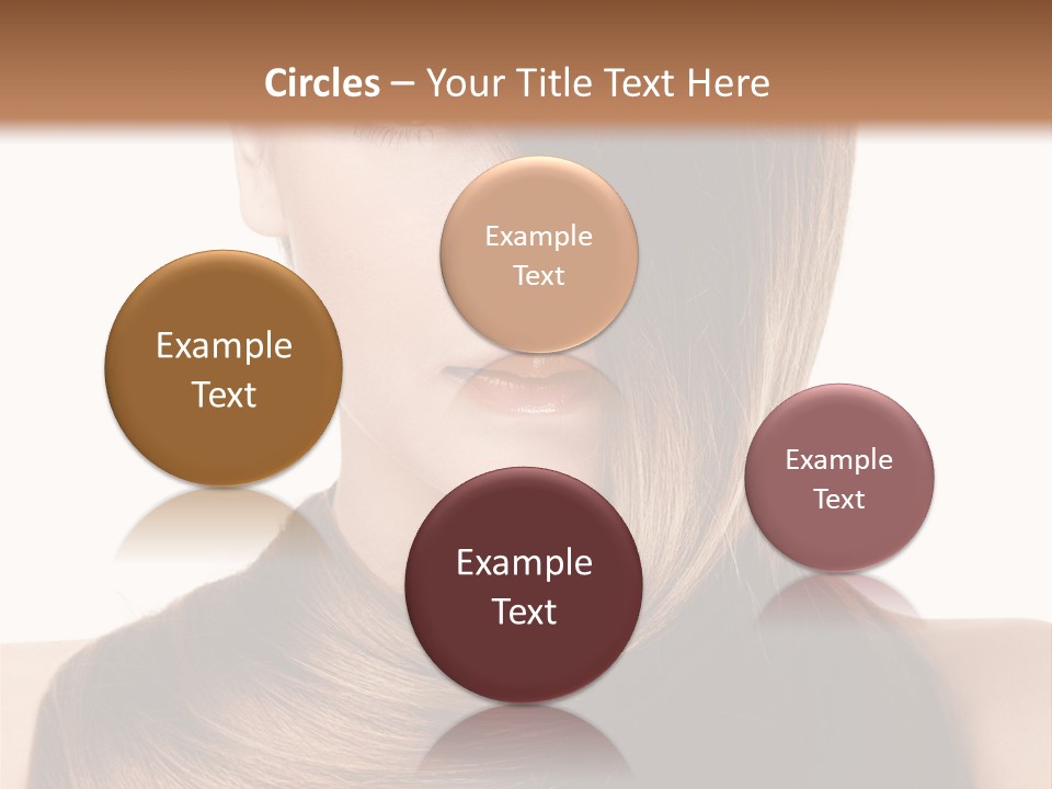 Eyes Hairstyle Beautiful PowerPoint Template