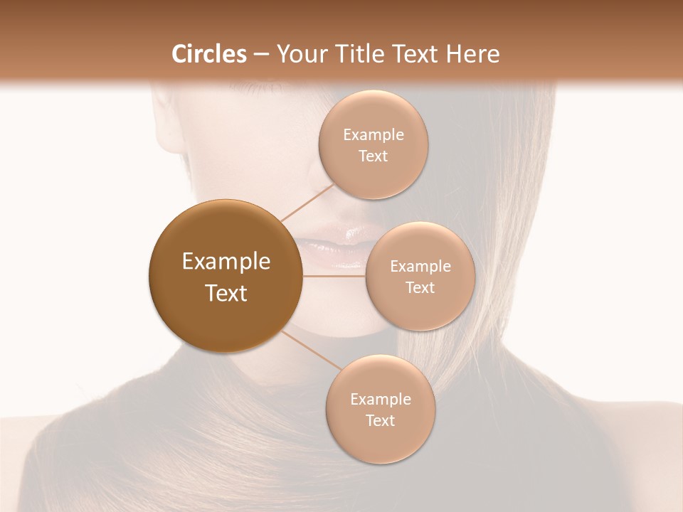 Eyes Hairstyle Beautiful PowerPoint Template