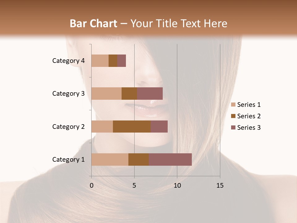 Eyes Hairstyle Beautiful PowerPoint Template
