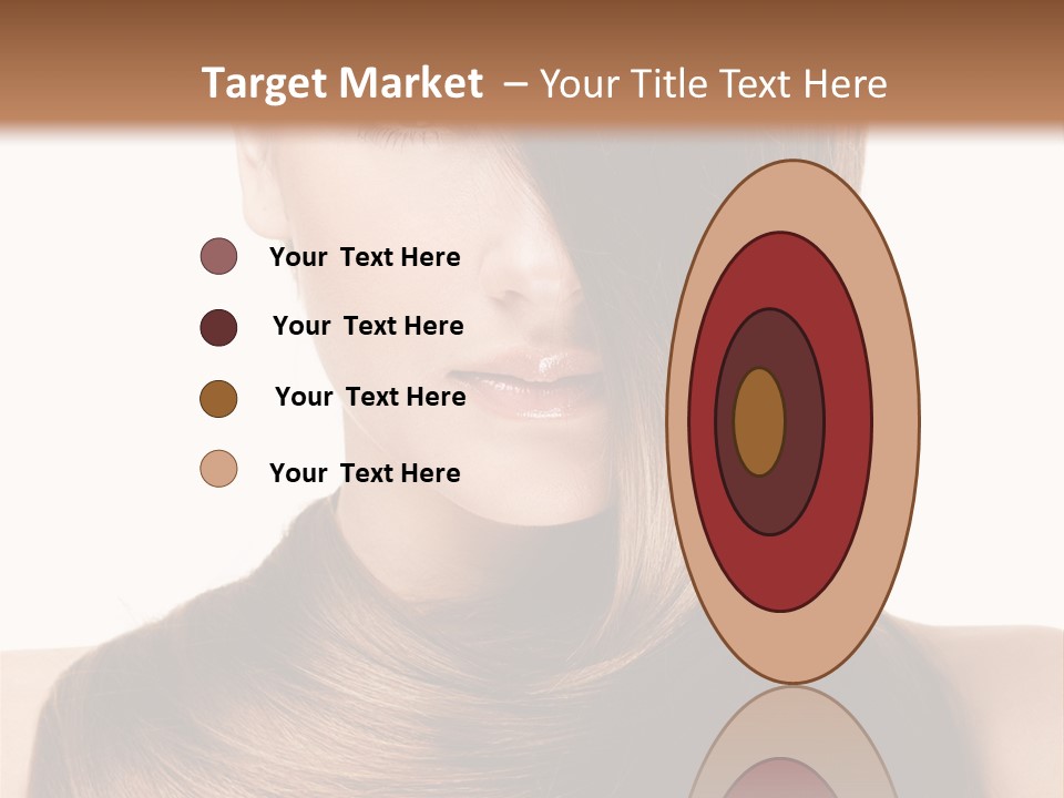 Eyes Hairstyle Beautiful PowerPoint Template