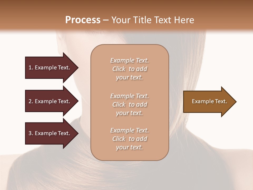 Eyes Hairstyle Beautiful PowerPoint Template