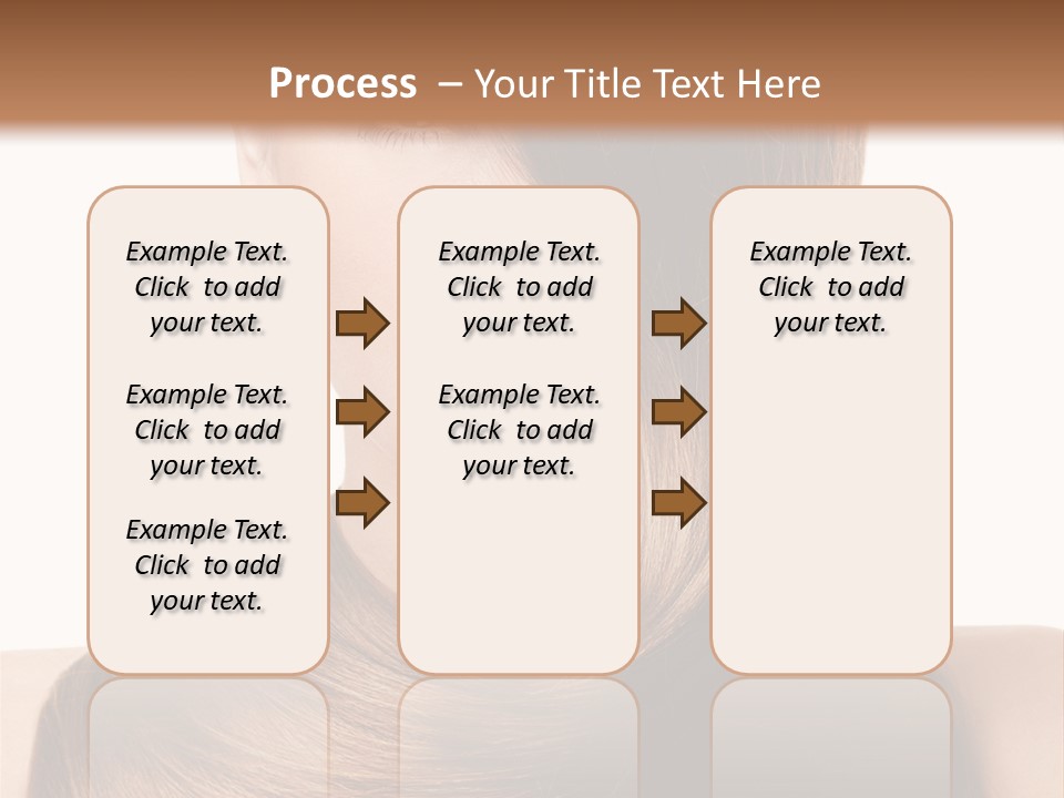 Eyes Hairstyle Beautiful PowerPoint Template