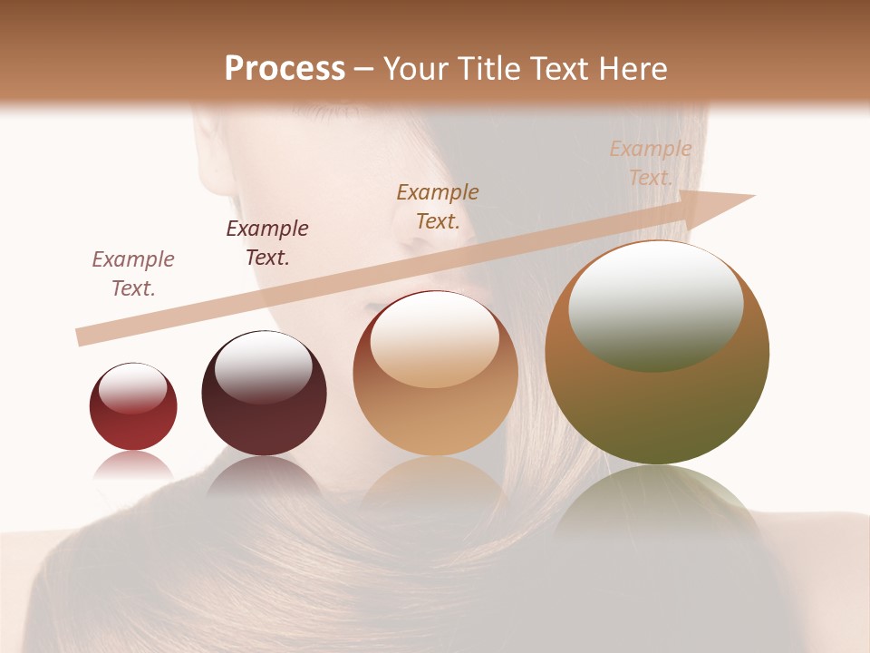 Eyes Hairstyle Beautiful PowerPoint Template