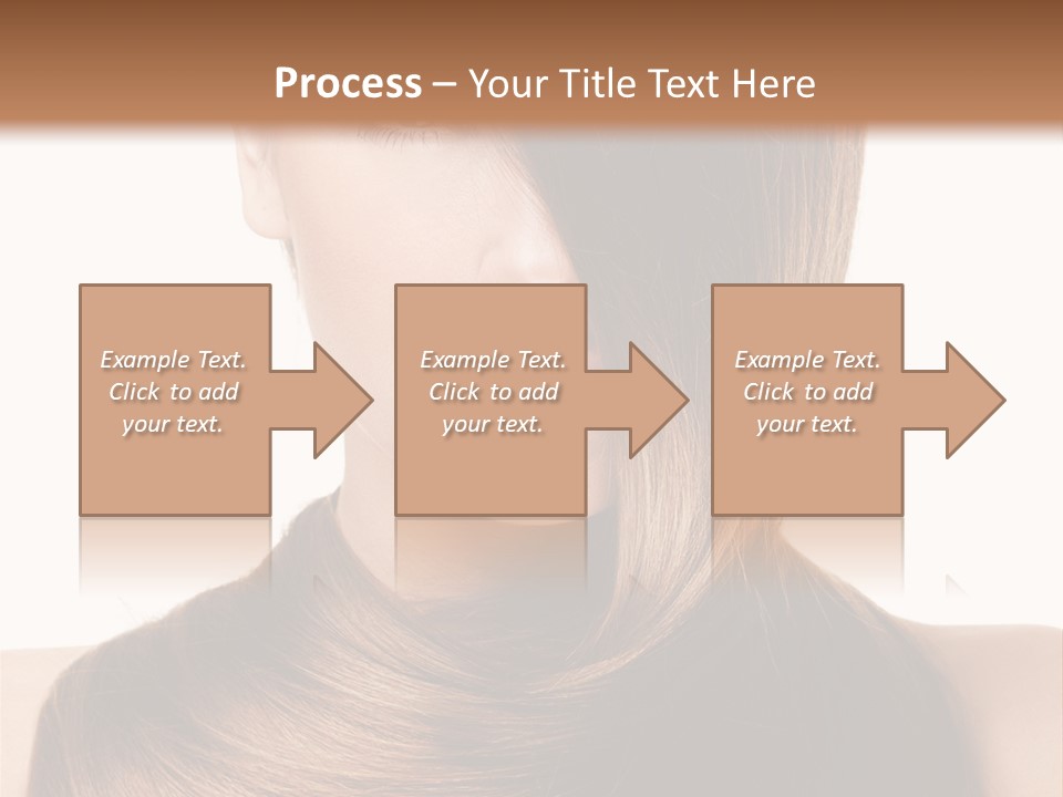 Eyes Hairstyle Beautiful PowerPoint Template