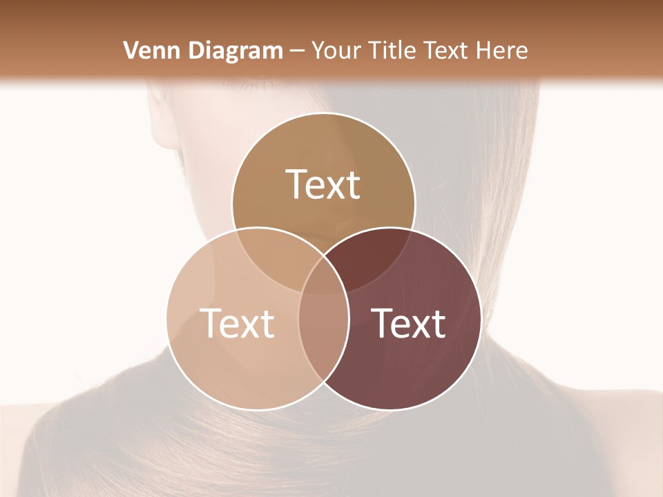 Eyes Hairstyle Beautiful PowerPoint Template