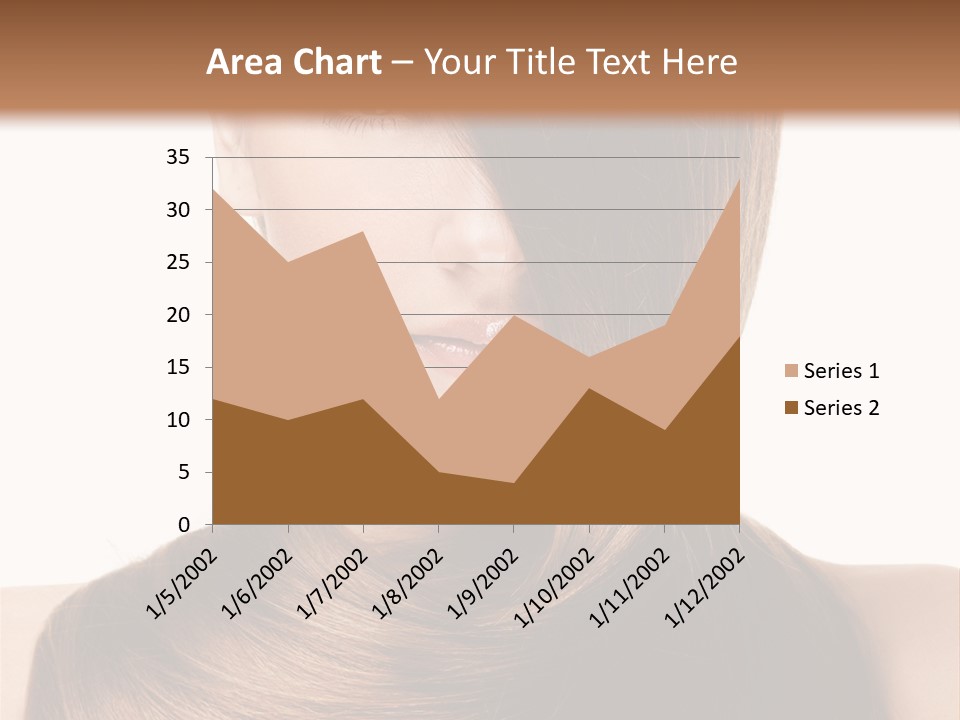 Eyes Hairstyle Beautiful PowerPoint Template