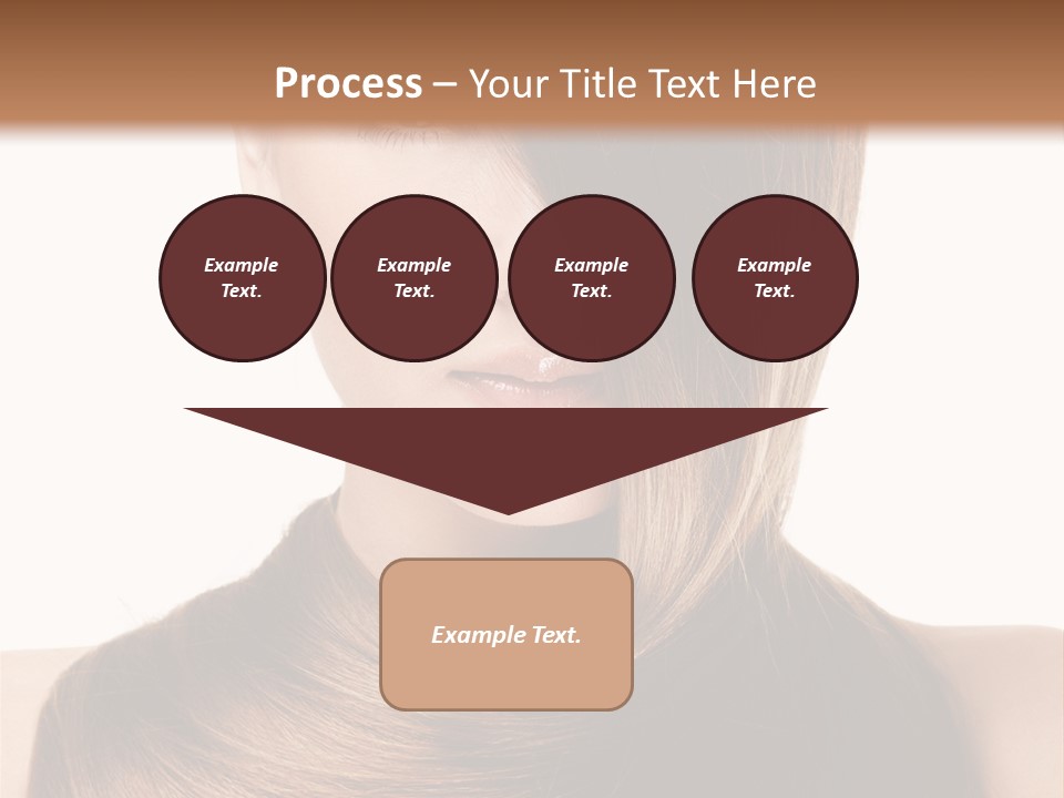 Eyes Hairstyle Beautiful PowerPoint Template