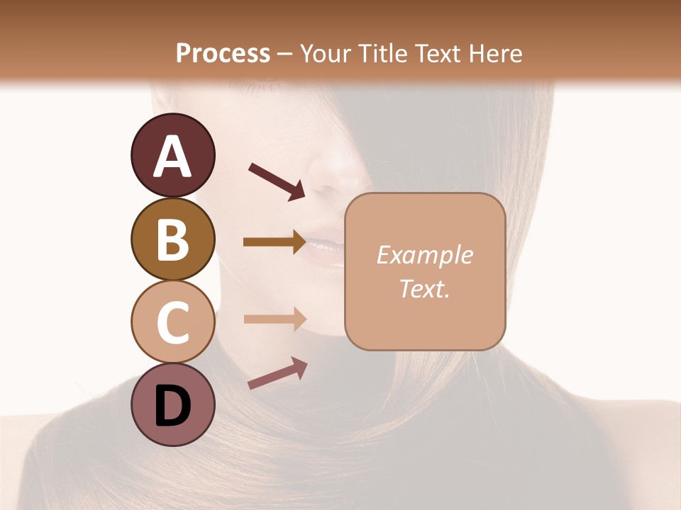 Eyes Hairstyle Beautiful PowerPoint Template