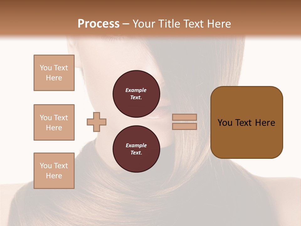 Eyes Hairstyle Beautiful PowerPoint Template