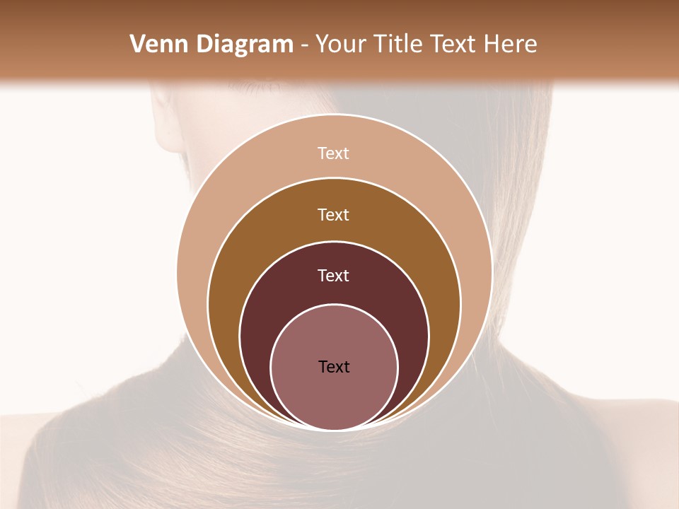 Eyes Hairstyle Beautiful PowerPoint Template