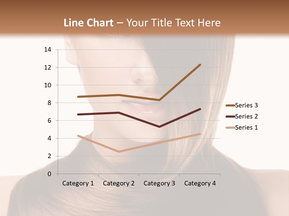 Eyes Hairstyle Beautiful PowerPoint Template
