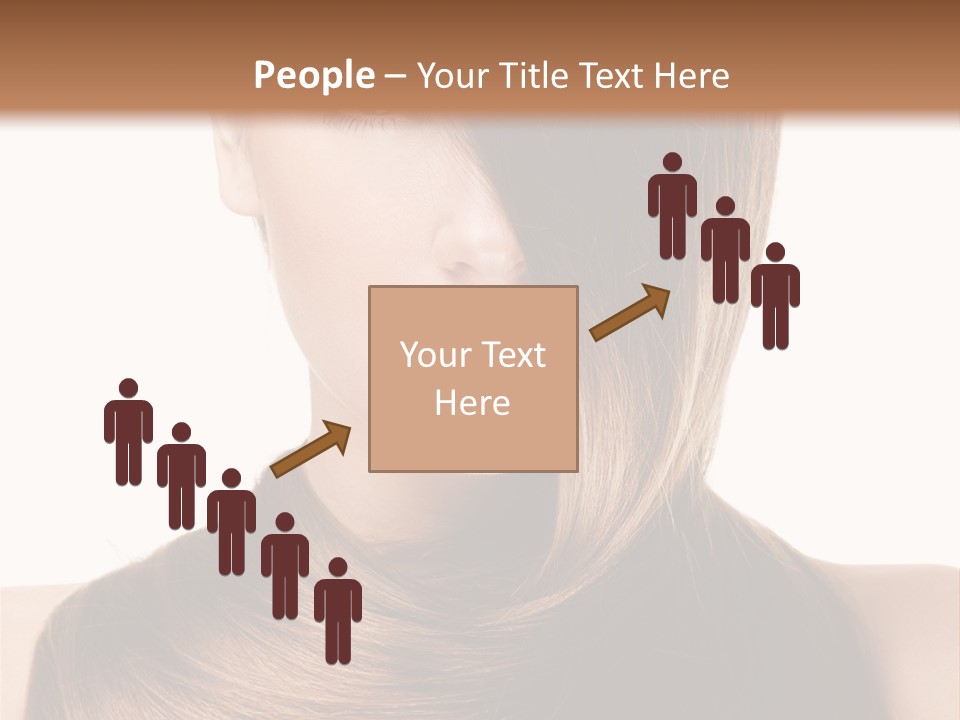 Eyes Hairstyle Beautiful PowerPoint Template