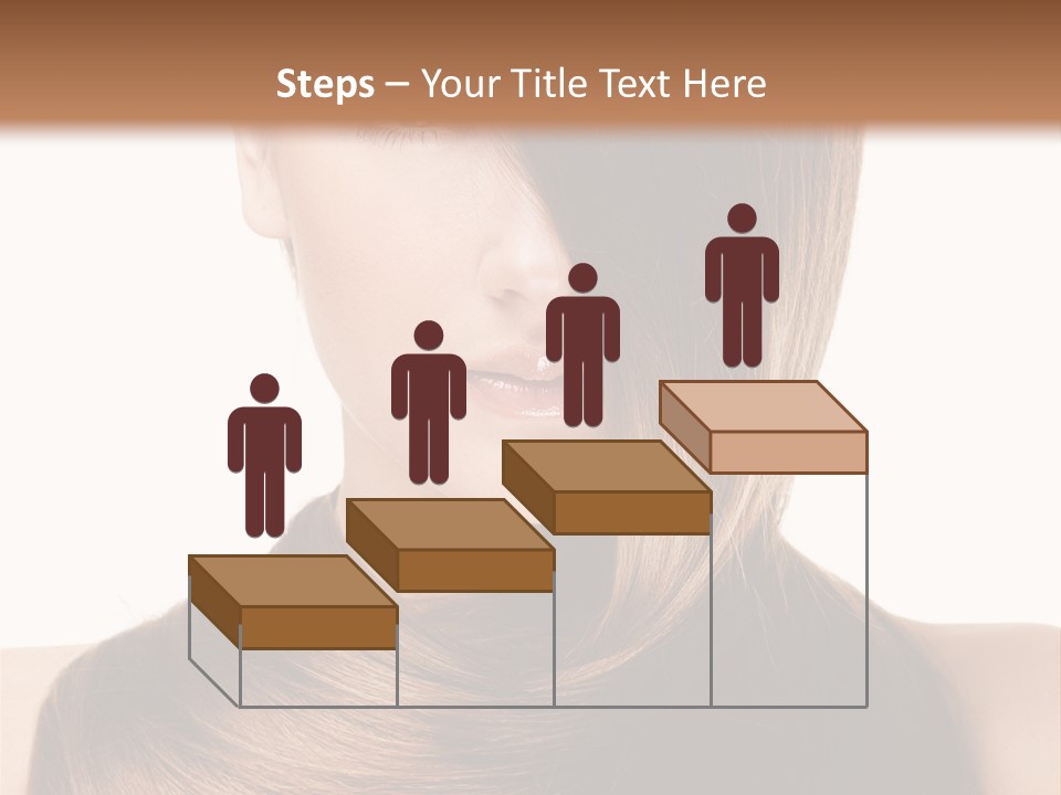 Eyes Hairstyle Beautiful PowerPoint Template