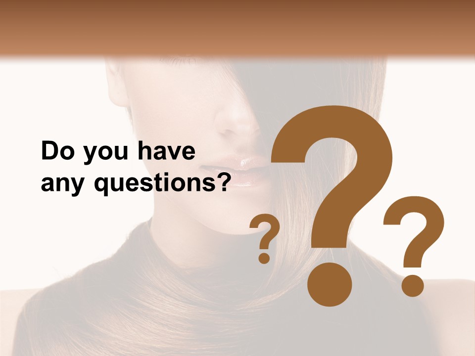 Eyes Hairstyle Beautiful PowerPoint Template