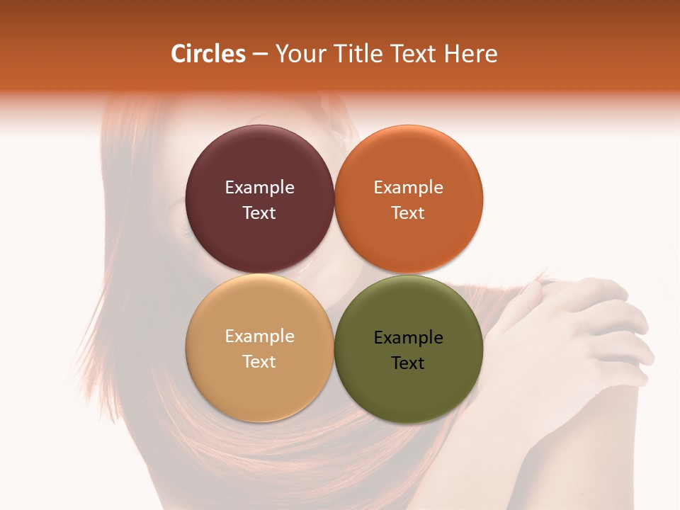 Young Portrait Hairstyle PowerPoint Template