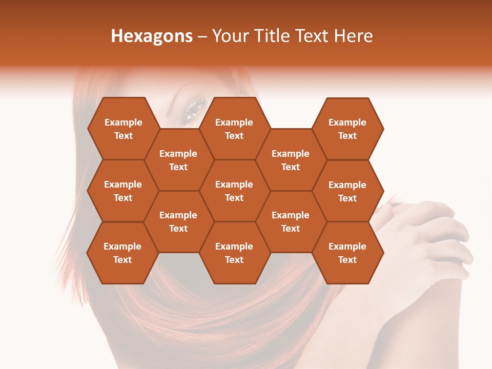 Young Portrait Hairstyle PowerPoint Template