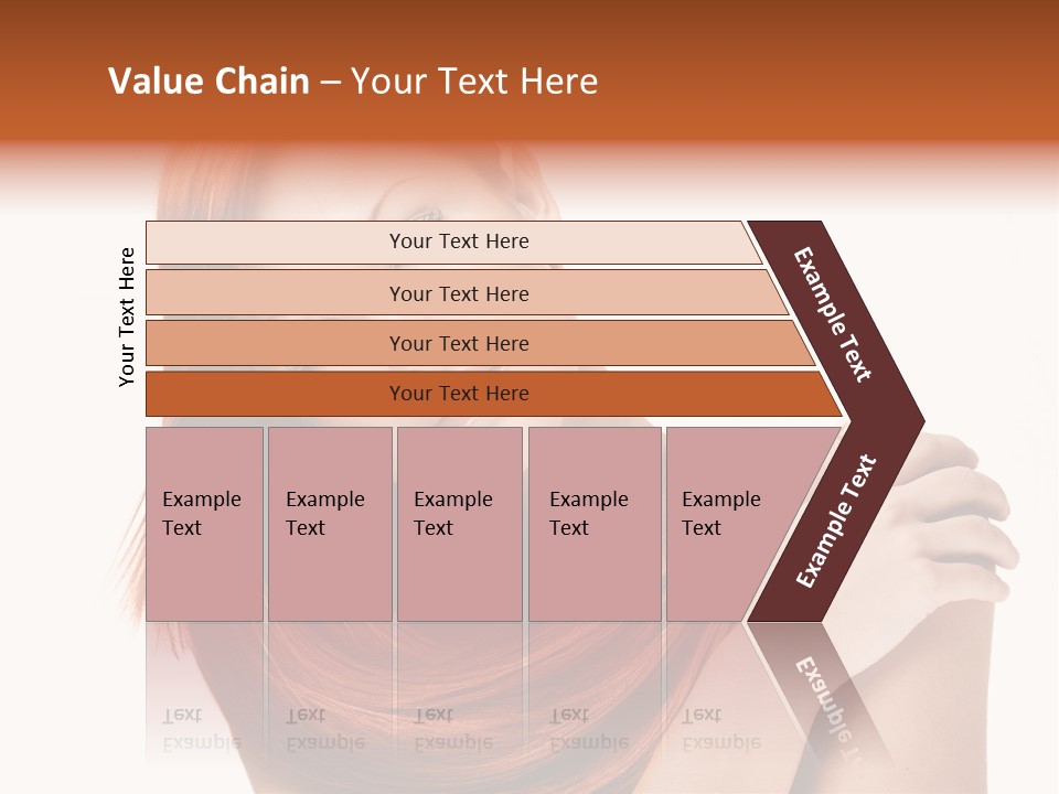 Young Portrait Hairstyle PowerPoint Template