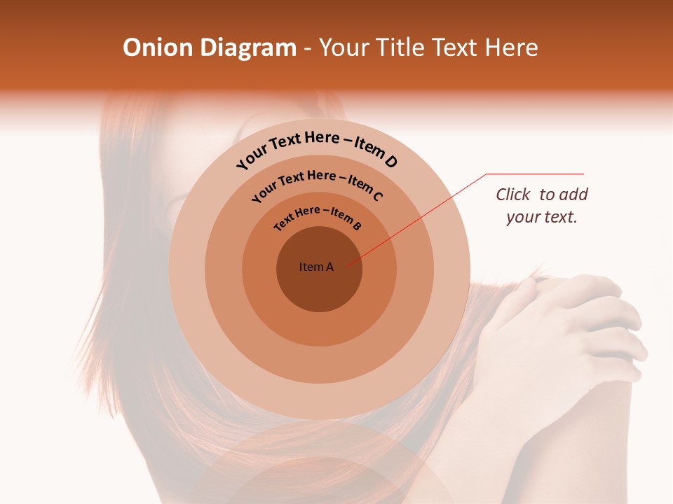 Young Portrait Hairstyle PowerPoint Template