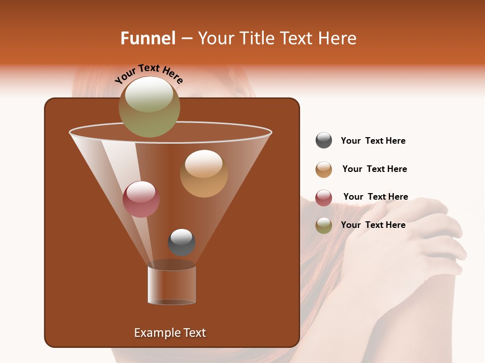 Young Portrait Hairstyle PowerPoint Template