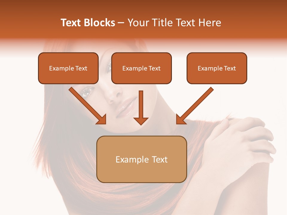 Young Portrait Hairstyle PowerPoint Template