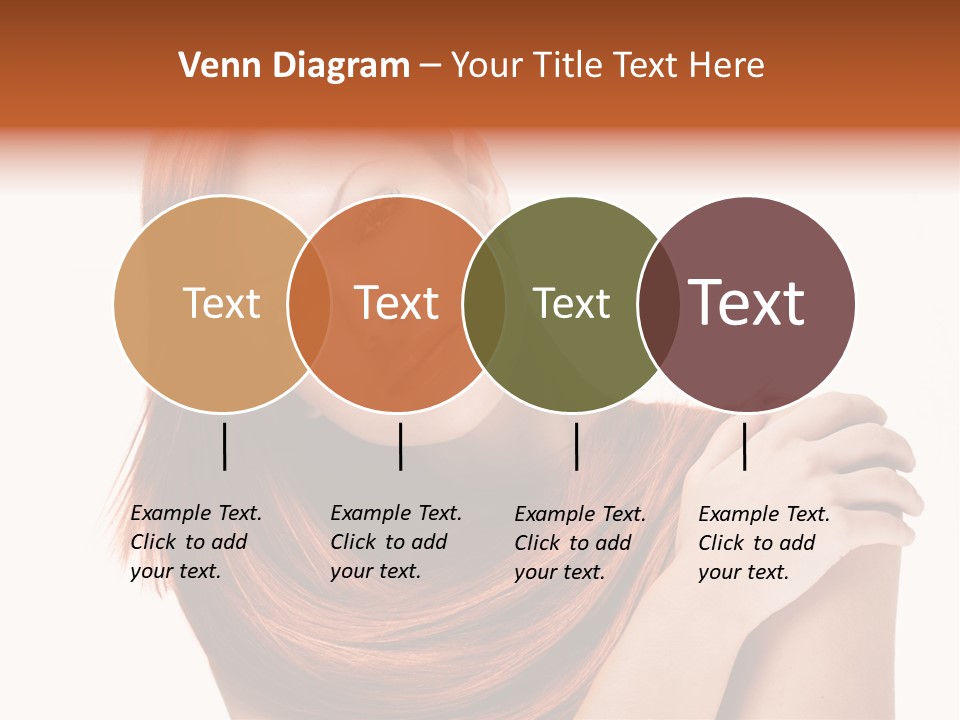 Young Portrait Hairstyle PowerPoint Template