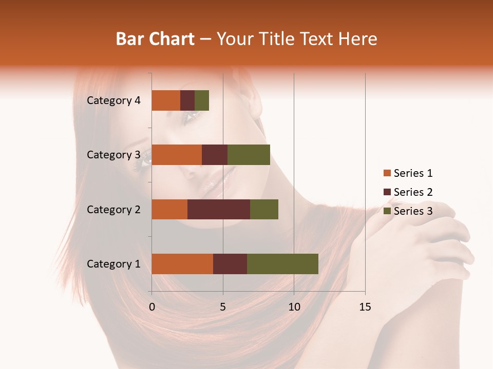 Young Portrait Hairstyle PowerPoint Template