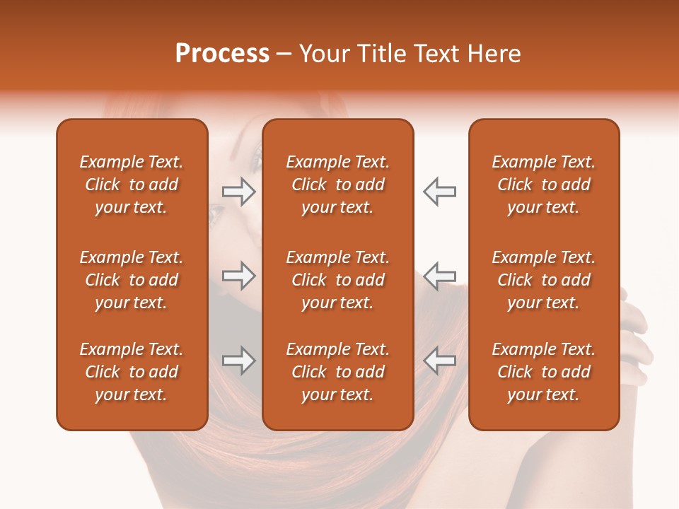 Young Portrait Hairstyle PowerPoint Template