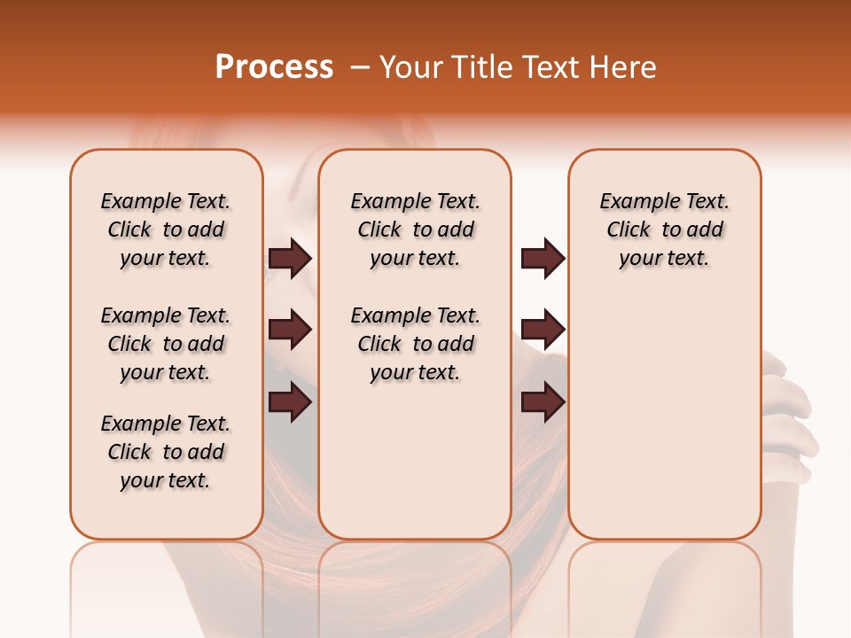 Young Portrait Hairstyle PowerPoint Template