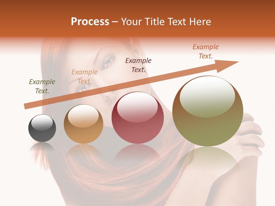 Young Portrait Hairstyle PowerPoint Template