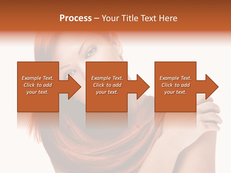 Young Portrait Hairstyle PowerPoint Template