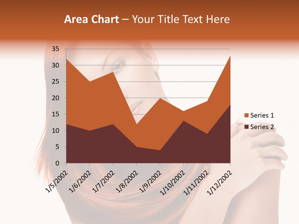 Young Portrait Hairstyle PowerPoint Template