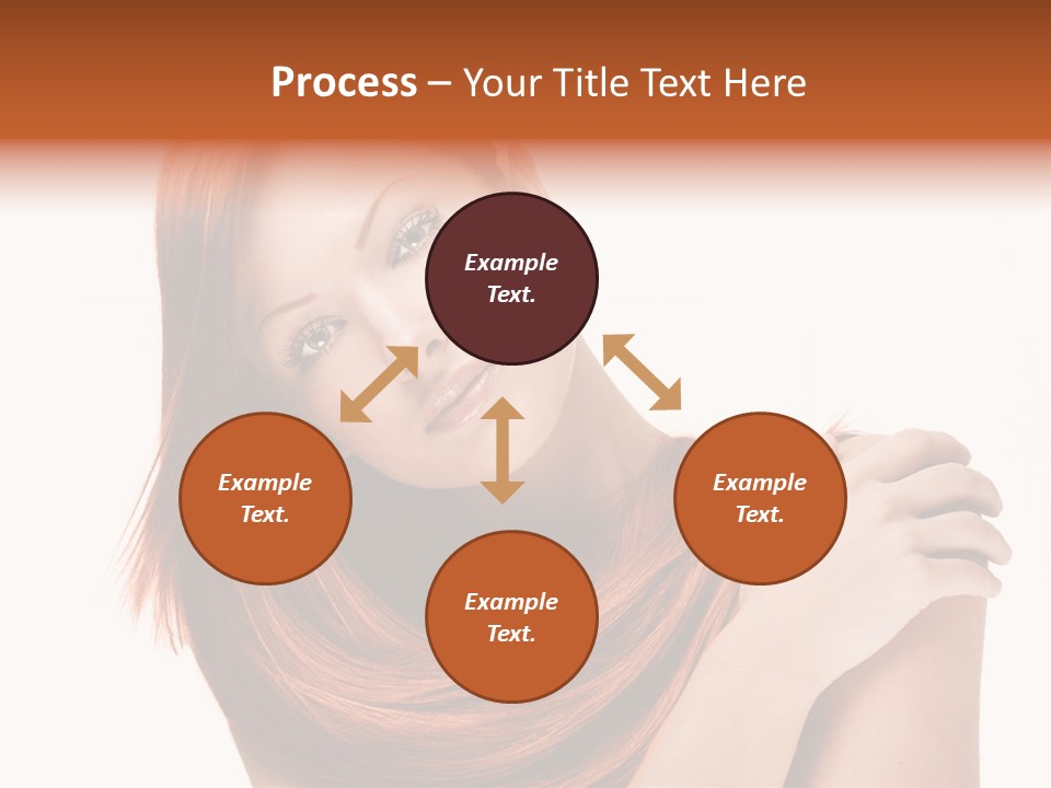 Young Portrait Hairstyle PowerPoint Template