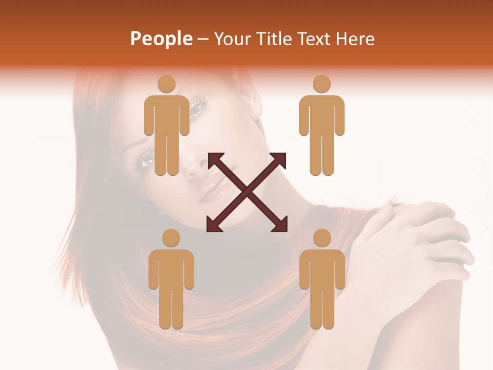 Young Portrait Hairstyle PowerPoint Template