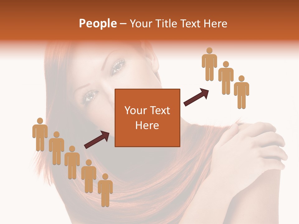 Young Portrait Hairstyle PowerPoint Template