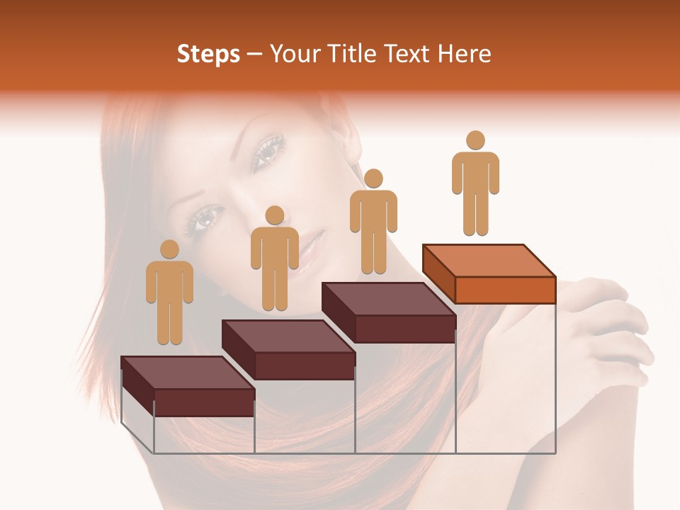 Young Portrait Hairstyle PowerPoint Template