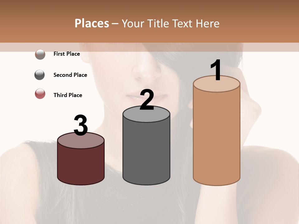 Portrait Girl Wellness PowerPoint Template