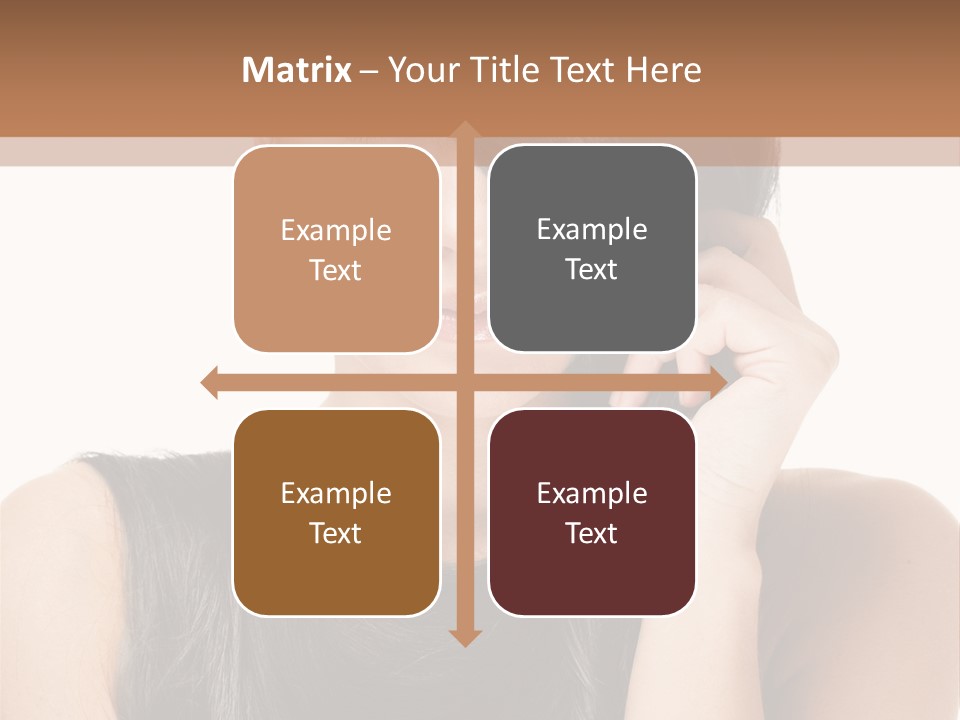 Portrait Girl Wellness PowerPoint Template