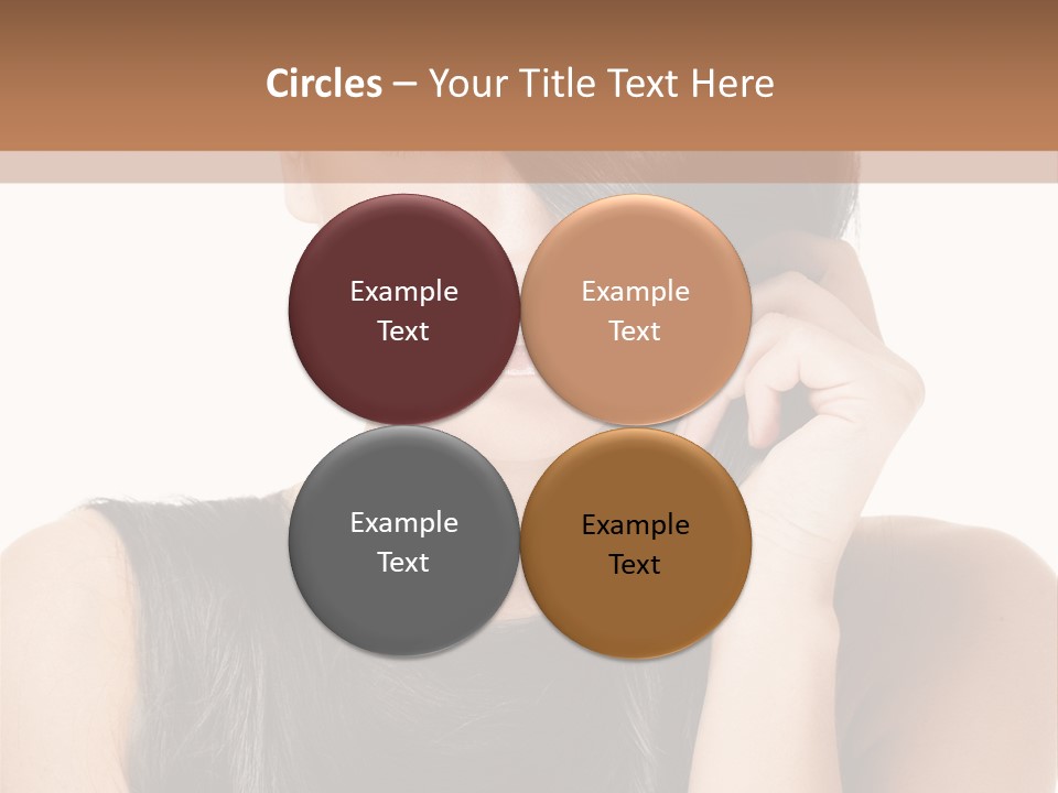 Portrait Girl Wellness PowerPoint Template