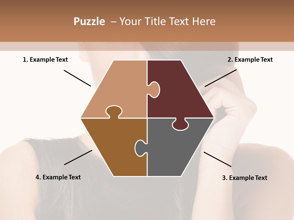 Portrait Girl Wellness PowerPoint Template