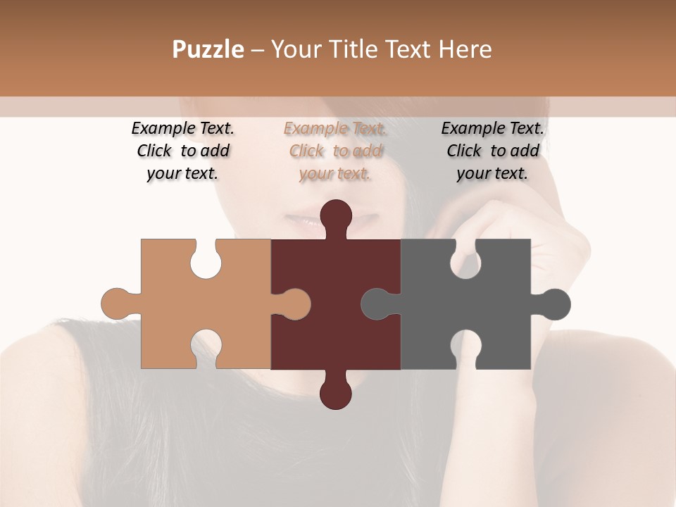 Portrait Girl Wellness PowerPoint Template