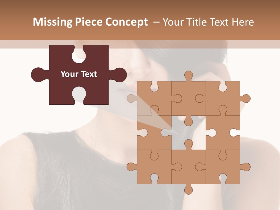 Portrait Girl Wellness PowerPoint Template