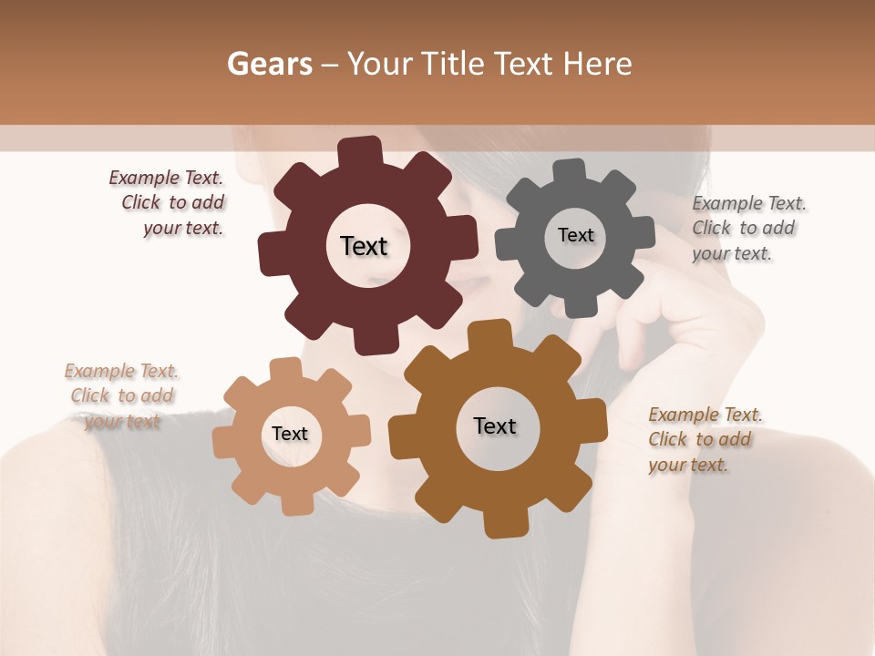 Portrait Girl Wellness PowerPoint Template