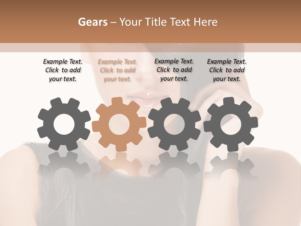 Portrait Girl Wellness PowerPoint Template