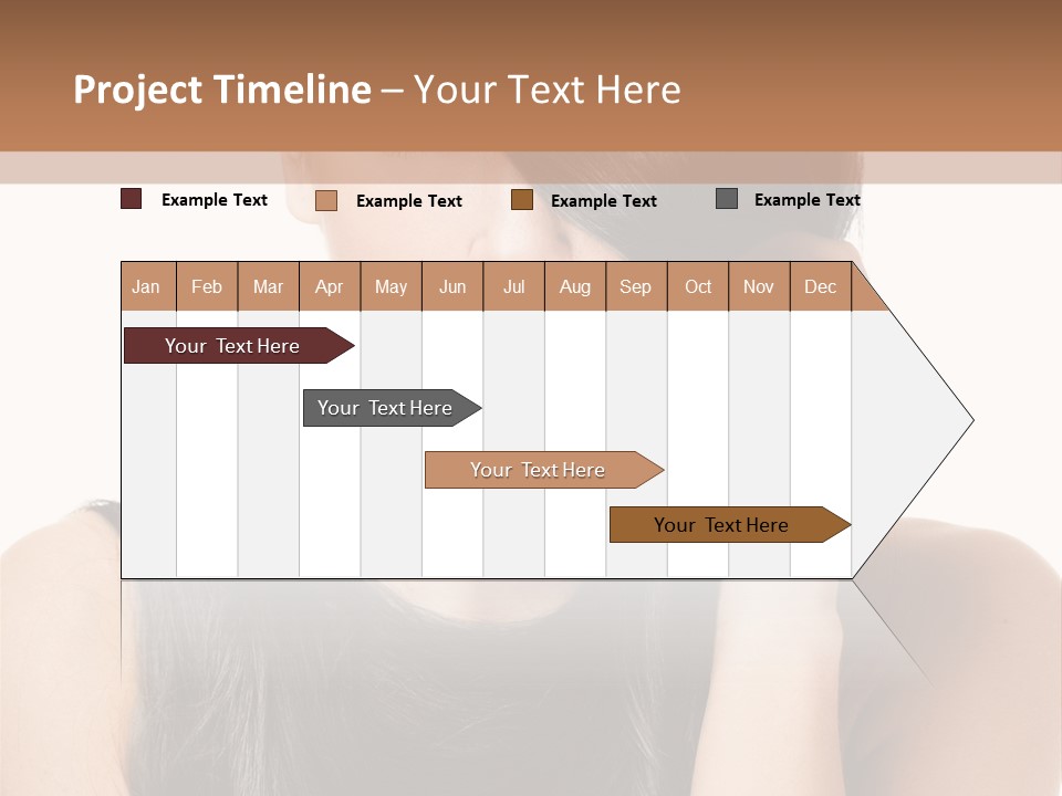 Portrait Girl Wellness PowerPoint Template